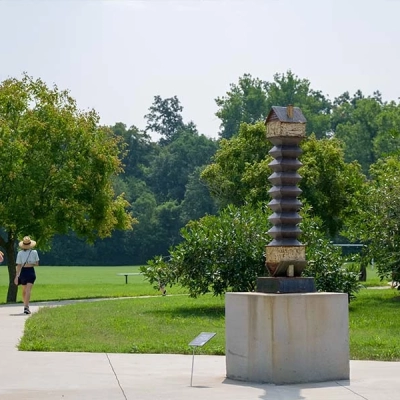 Beautiful walking trails criss-cross throughout the park