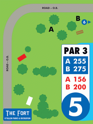 The Fort Disc Golf Course - Hole #5