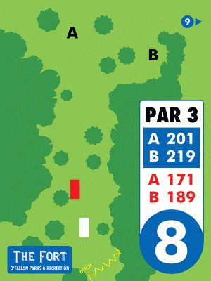 The Fort Disc Golf Course - Hole #8