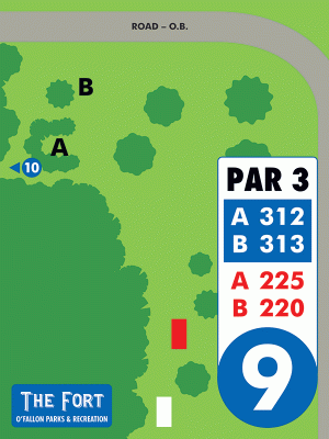 The Fort Disc Golf Course - Hole #9