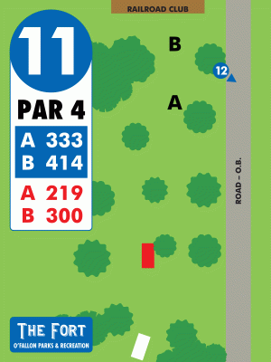 The Fort Disc Golf Course - Hole #11